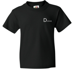 T-shirt med logo navn 
