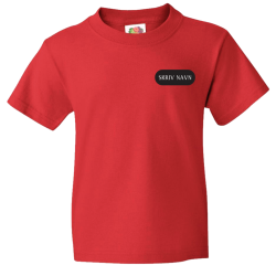 T-shirt med logo navn 