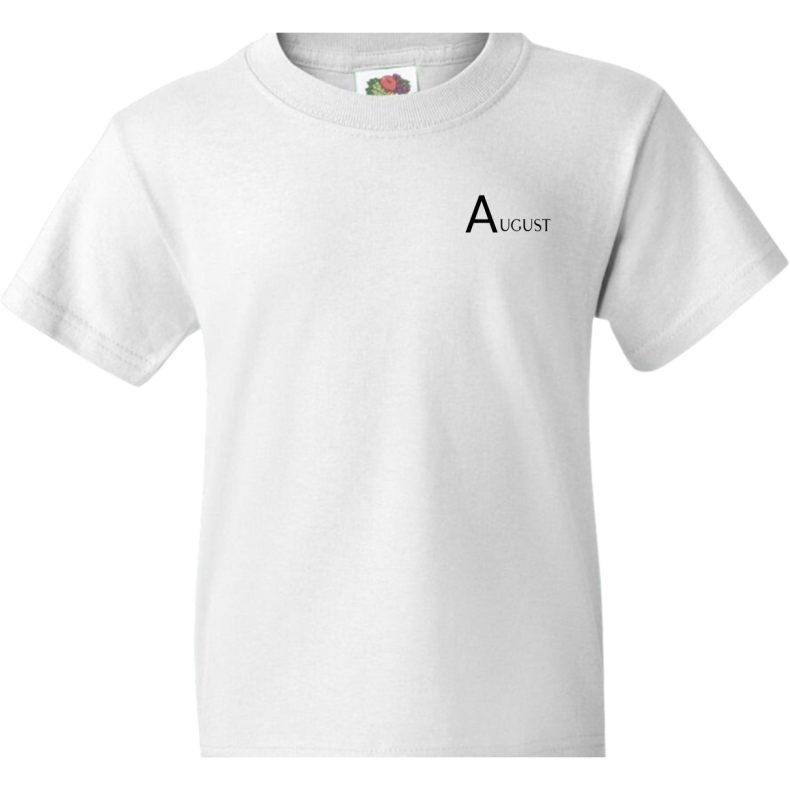 T-shirt med logo navn 