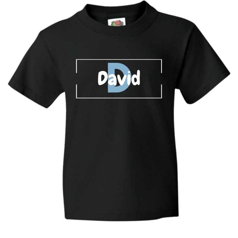 T-shirt med design navn