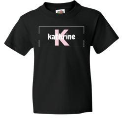 T-shirt med design navn