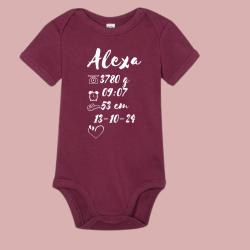 F�dselstavle Babysuit